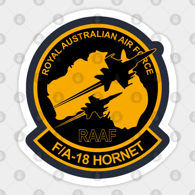 F/A-18 Hornet - RAAF Sticker by TCP